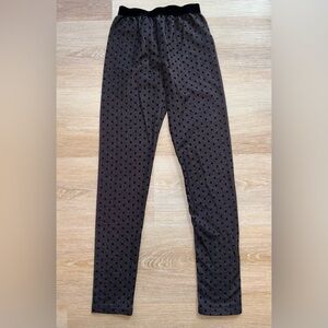 Mayoral Girls Black Polka Dot Leggings